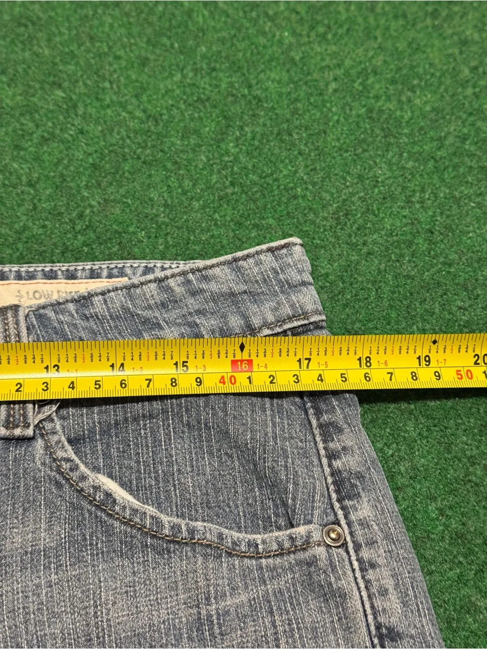 Levis Vintage Jorts Women Misses 14 Baggy Low Rise 34 12” Denim Shorts
